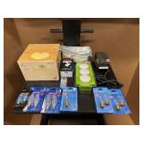 Box with Transformer, Light Fixture, Light bulbs