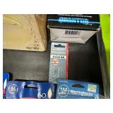 Box with Transformer, Light Fixture, Light bulbs