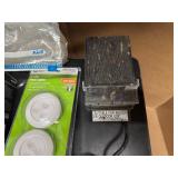 Box with Transformer, Light Fixture, Light bulbs