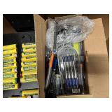 All Weather Paint Stick Livestock Markers, Prism Color, Decocolor Pain Pens, Painters Markers and Box of New and Used Pens and Markers