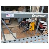 Seven Step Cotterman Rolling Ladder.  28" Wide by 48" Deep x 70" Tall (8