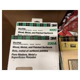 Sandpaper - Many are unopened in original package (see pictures for details)