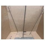 Double Arm Shepherds Hook with Two Plant Holders