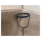 Double Arm Shepherds Hook with Two Plant Holders