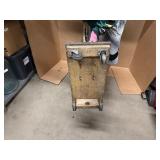 Rare Vintage Community Playthings Wooden Crane. In good working order.