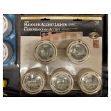 Two Packages 10 Watt Under Cabinet Lights and Two Packages 120 Halogen Accent Lights