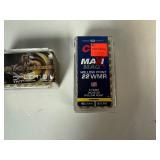 22 Magnum Hollow Point Ammunitions, Two Boxes (CC1 & Federal Brands) 50 Rounds per Box