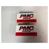 45 Auto FMJ PMC Ammunition. Two Boxes. 50 per Box