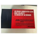 Federal High Velocity 22 Long Rifle Ammunition. 10 Boxes. 50 per Box.