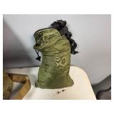 Gently Used Backpack 13" x 20" x 6" (expandable), Tree Hammock in Carrying Case, Contain Sent Control Head Cover