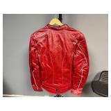 Red Leather Jacket. Hein Gerick - Women