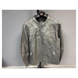 Gray Leather Jacket. Hein Gerick - Women