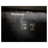 Gray Leather Jacket. Hein Gerick - Women