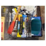Two Boxes of Art Supplies - Paints, Colored Pencils, Calligraphy Pens and Ink, Painter