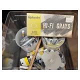 Two Boxes of Art Supplies - Paints, Colored Pencils, Calligraphy Pens and Ink, Painter