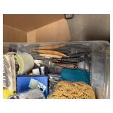 Two Boxes of Art Supplies - Paints, Colored Pencils, Calligraphy Pens and Ink, Painter