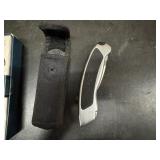 Stanley Knife/Box Cutter with Holder, Sterling 10 in 1 Hammer Tool, Tool Holder, Kutmaster Filet Knife with Sheath