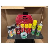 Eight Cans of Insulation Foam and a Roll of New Duck Brand Duct Tape