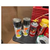 Eight Cans of Insulation Foam and a Roll of New Duck Brand Duct Tape