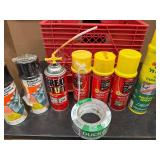 Eight Cans of Insulation Foam and a Roll of New Duck Brand Duct Tape