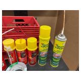 Eight Cans of Insulation Foam and a Roll of New Duck Brand Duct Tape