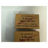 5.56 MM Israel Ammunition.  3 Boxes. 30 Per Box.