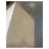 2 Large Wooden Storage Boxes with Locking Feature.  31"W x 41 3/4"D x 38 1/2"H and 31"W x 41 3/4"D x 37 1/2"H