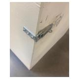 2 Large Wooden Storage Boxes with Locking Feature.  31"W x 41 3/4"D x 38 1/2"H and 31"W x 41 3/4"D x 37 1/2"H