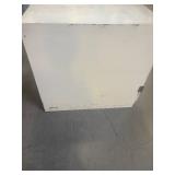 2 Large Wooden Storage Boxes with Locking Feature.  31"W x 41 3/4"D x 38 1/2"H and 31"W x 41 3/4"D x 37 1/2"H