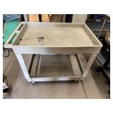 Rubbermaid Cart (One wheel is cracked but still rolls fairly well). 40" X 25" X 23"