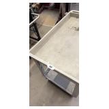 Rubbermaid Cart (One wheel is cracked but still rolls fairly well). 40" X 25" X 23"