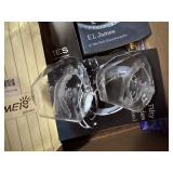 Large Lot of Personal Care, Decor, Books-Fifty Shades of Gray Book Set, Soap, Face Oil, Scented Room Sprays, Hand Sanitizer, Face Shields, New Leather Gloves, Glass Golf Bookends and More