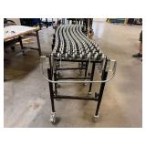 Uline Best Flex 200 Skate Wheel Expandable/Portable Conveyor
