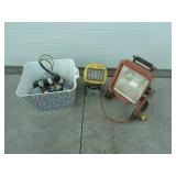 Shop Work Lights & Electrical Plugs