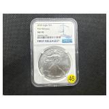 2020 1 Oz. Silver American Eagle NGC MS70 Perfect Graded Coin!!