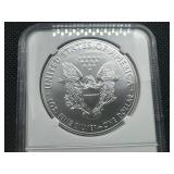 2020 1 Oz. Silver American Eagle NGC MS70 Perfect Graded Coin!!