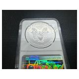 2020 1 Oz. Silver American Eagle NGC MS70 Perfect Graded Coin!!