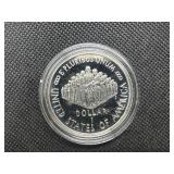 1987-S Proof "We The People" Silver Commem. Dollar