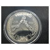 1888-S Proof Olympic Silver Commem. Dollar