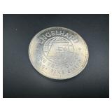 1982 BU 1 Oz. Silver Engelhard Prospector -- Hard to Find!