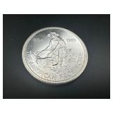 1985 BU 1 Oz. Silver Engelhard Prospector -- Hard to Find!