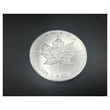 2009 BU Canadian 1 Oz. .9999 Silver Maple Leaf Coin