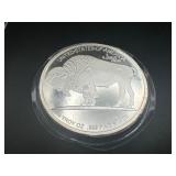 2015 Five Ounce .999 Silver Buffalo Round