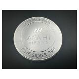Asahi Refining .999 1 Oz. Silver Round
