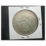 1968 Mexican Olympic Silver 25 Peso Coin