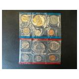 1974 and 1976 Bicentennial US Mint Sets in Original Mint Packages:  25 Total Uncirculated Coins