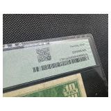 $10 1934 Blue Seal Silver Certificate PMG Graded 25 in Very Fine Condition - High Quality Bill!!