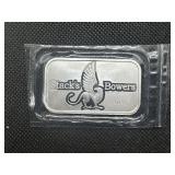 2023 BU Stacks & Bowers 1 Oz. Silver Bar