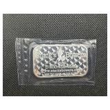 2023 BU Stacks & Bowers 1 Oz. Silver Bar