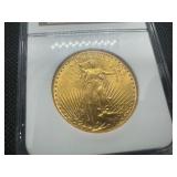 1925 St. Gaudens $20.00 Double Eagle Coin NGC MS64 - NGC Price Guide is $3725